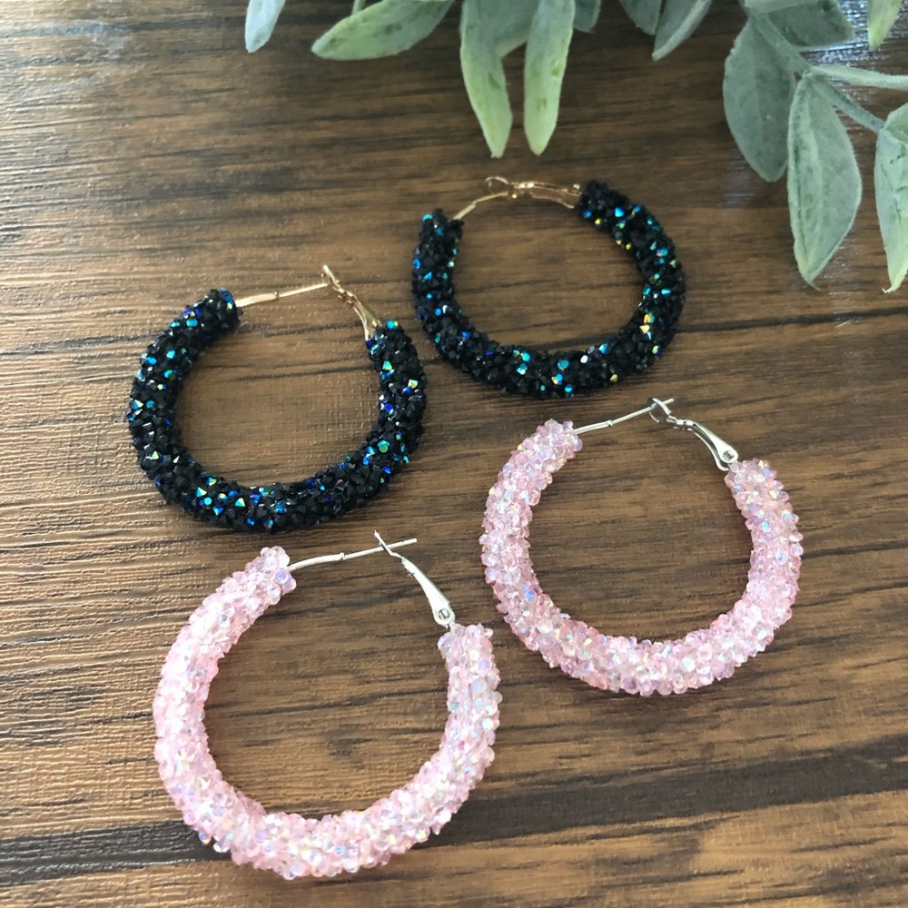 Last 1!  Crystal Hoop Bundle